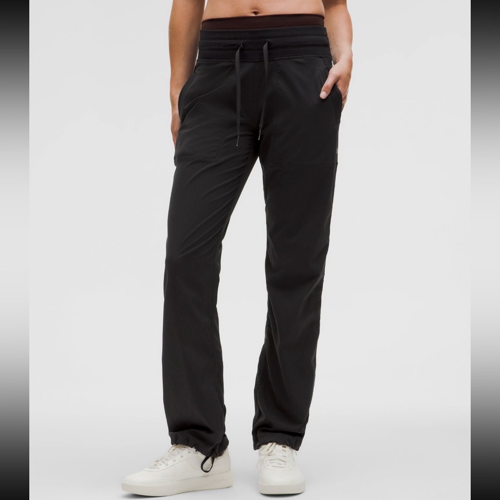 lululemon athletica Black Straight-Leg Pants
